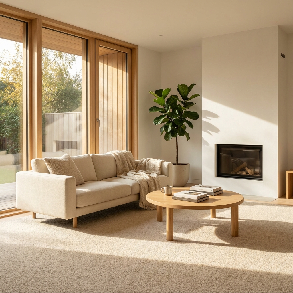 Clean Living Room